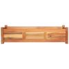 vidaXL Garden Raised Beds 2 pcs Acacia Wood 39.4"x11.8"x9.8" - Brown