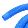 vidaXL Pool Hose with Clamps Blue 1.5" 39.4' - Blue