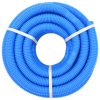 vidaXL Pool Hose with Clamps Blue 1.5" 39.4' - Blue