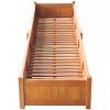 vidaXL Garden Raised Bed Acacia Wood 78.7"x19.7"x9.8" - Brown