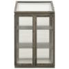 vidaXL Greenhouse 23.6"x17.7"x39.4" Firwood - Green and white