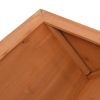 vidaXL Planter 35.4"x21.7"x22" Firwood - Brown