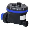 vidaXL Single Outlet Water Timer with Ball Valves - Black