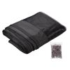 Gazebo Replacement Mosquito Netting 10*10Inch/Black - As Picture