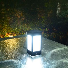 European Style Column Head Lamp Outdoor Villa Courtyard Wall Lamp Solar Wall Lamp